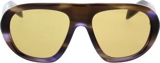 Prada Gafas de sol irregulares - Accessories - unisex - Marr&oacute;n - ONE SIZE
