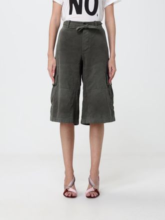 Fendi Pantaloncini cargo in cotone a vita alta con cintura