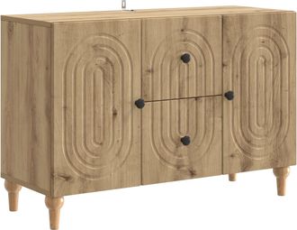 vidaXL Mueble De Tv Roble Artisan 89 X 34,5 X 60 Cm Vidaxl