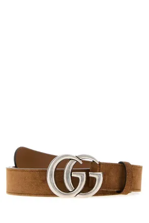 Gucci Camel Suede Belt