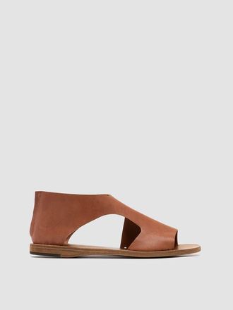 Officine Creative Itaca 047 Back-Strap Sandals in Light Brown at Nordstrom, Size 36
