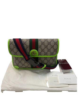 Gucci Ophidia Gg Supreme Shoulder Bag (Authentic Pre-Loved)