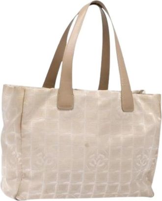 Chanel Pre-owned Nylon chanel-bags - Dames - Vintage Shopper - Beige - ONE Size - Nylon - Vintage