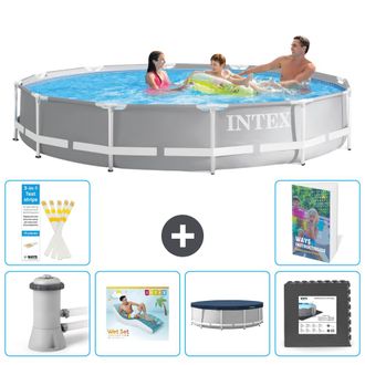 Intex Piscina Prism Frame Redonda - 366x76 Cm - 7-piezas S185