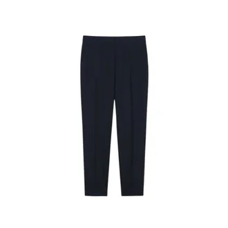 iBlues Slim-fit Trousers, female, Blue, Size: L Vivy Dress Trousers