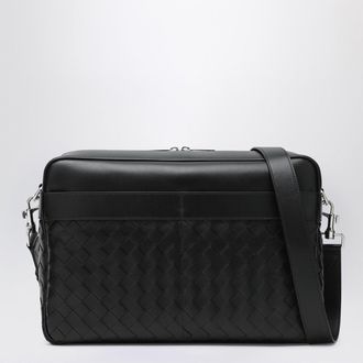 Bottega Veneta Black Intrecciato camera bag