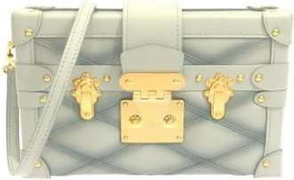 Louis Vuitton Pre-owned Petite Malle Lamb Shoulder Bag - Dames - Vintage Schoudertas - Beige - ONE Size - Leer - Vintage