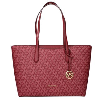 Michael Kors Red Fabric Shoulder Womens Bag
