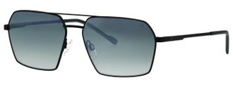 Titanflex Sonnenbrille TITANFLEX Modell 824133, Herren, schwarz, matt, Sonnenbrillen Sonnenbrille, Form Pilot, Logoschriftzug auf B&uuml;gel, Titanflexfassung
