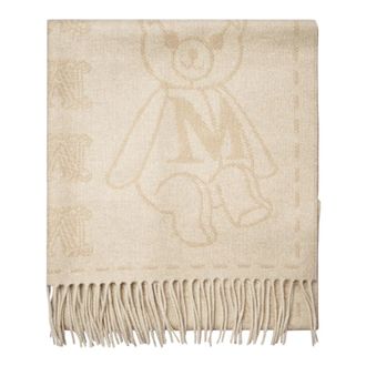 Max Mara Accessoires, Dames, Beige, ONE Size, Stola-foulard-mantella
