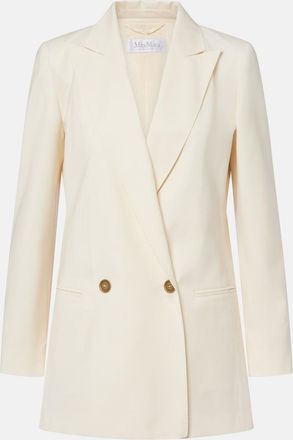 Max Mara Double-breasted virgin wool blazer