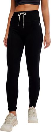 Free People Take Flight Jogger Leggings in Black Combo at Nordstrom, Size X-Small