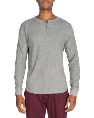 Unsimply Stitched Thermal Henley Shirt