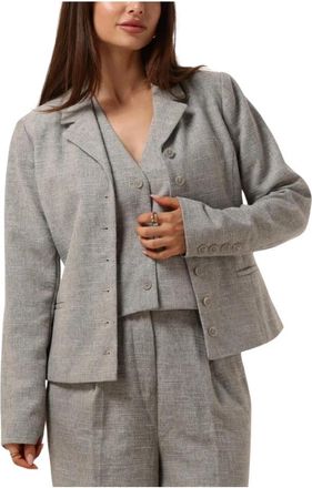 Modstr&ouml;m Kieramd Jasje - Dames - Blazers - Grijs - XS - Jassen
