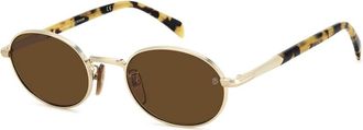 Eyewear by David Beckham DB 1196/S Zonnebril - Heren - Accessoires - Geel - Maat: 52 MM