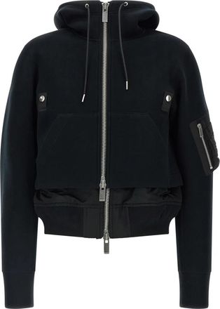 sacai Bomber Jassen - Dames - Bomber jackets - Zwart - M - Jassen