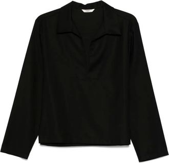 Barena Top a maniche lunghe - Nero