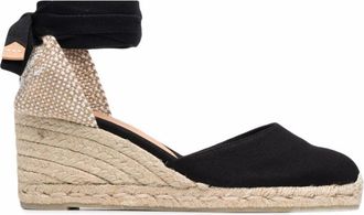 Castaner Black Carina Wedges