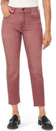 Kensie High Rise Slim Jeans in Burgundy at Nordstrom Rack, Size 10