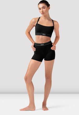 Bloch BLOCH Ladies Kisha Logo Short, Black
