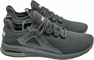 Puma Mens Enzo Beta Woven Running Shoes In Black/black