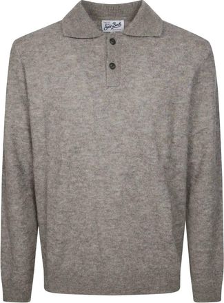MC2 Saint Barth Alfie Alpaca - Heren - Tops - Beige - Maat: L