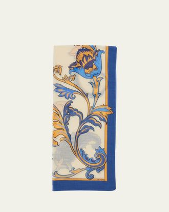 スカーフ ETRO Woman Scarf Beige 1D0679105 8000 ETRO 並行輸入品 エトロ スカーフ シルク マルチカラー Scarf