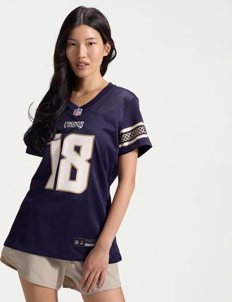 Nike Justin Jefferson Minnesota Vikings Rivalries Collection Nike Womens NFL Game Jersey in Purple | 67NW0JFK9MF-NLK