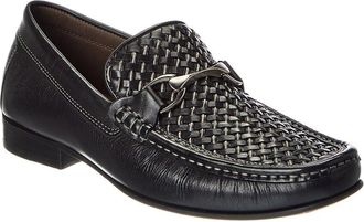 Donald J Pliner Dannie Woven Leather Loafer