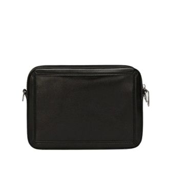 Dolce & Gabbana Bolso Mini de Piel de Ternera - Bags - Hombre - Negro - ONE SIZE
