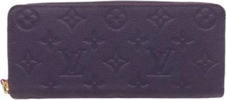 Louis Vuitton Pre-owned Wallets, female, Blue, Size: ONE SIZE Pre-owned Fabric Wallet