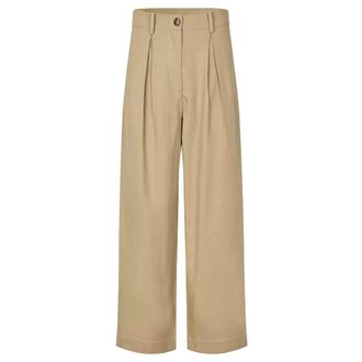 Modstr&ouml;m ToreMD Pants - Dames - Broeken - Beige - Maat: S Katoen