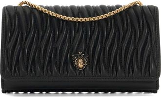 Dune London Strong Convertible Suede Crossbody Bag in Black at Nordstrom