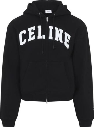 Celine Sudadera con cremallera relajada - Sweatshirts & Hoodies - Hombre - Negro - XL
