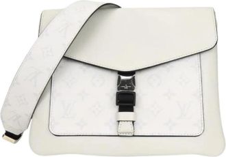 Louis Vuitton Pre-owned Taigarama Schoudertas - Heren - Vintage Schoudertas - Wit - ONE Size - Vintage