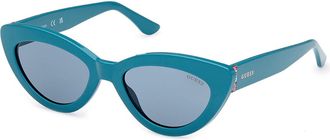 Guess GU7905 89V Womens Sunglasses Blue Size 52
