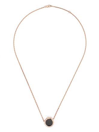 Repossi Antifer necklace - women - Diamond/Onyx/Rose Gold - One Size