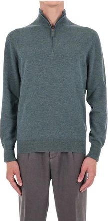 Ballantyne Half-Zip Pullover - Heren - Sweatshirts & Hoodies - Groen - Maat: XL Kasjmier