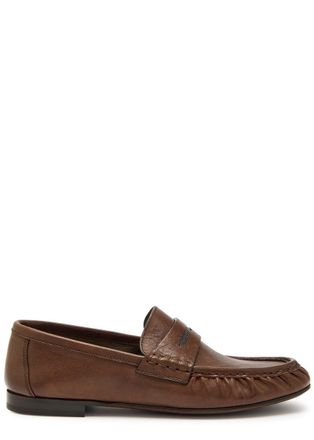 Brunello Cucinelli Leather Loafers - Brown - 39 (IT39/ UK6)