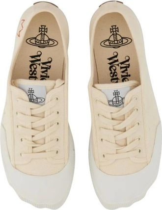 Vivienne Westwood Low-Top Sneaker - Animal Gym Sneaker - Gr. 41 (EU) - in Beige - für Damen