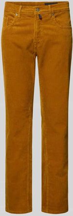 Pierre Cardin Regular Fit Cordhose mit Eingrifftaschen Modell Laval in Cognac, Größe 31/32