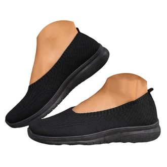 Generic Womens Slip On Tennis Shoes Mesh Knit Casual Walking Sneakers Lightweight Loafer Outdoor Athletic Workout Running Orthopedic Shoes Women Wide Woven Br