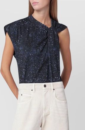 Isabel Marant printed asymmetric blouse