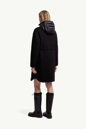 Moncler Hooded Puffer Coat - Black