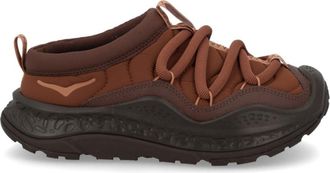 Hoka One One Brown Round Toe Sneakers