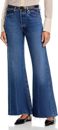 Frame Denim Lax High Rise Flare Jeans In Antidote Raw