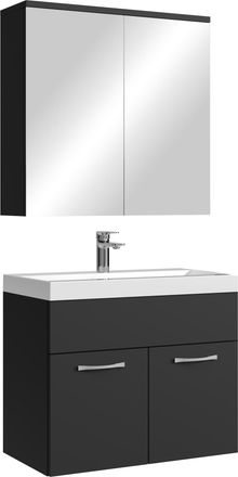 Badplaats Conjunto De Muebles De Ba&ntilde;o Montreal 01 60 Cm - Negro Mate - Mue