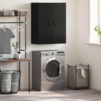 vidaXL Pensile Rovere nero 69.5 x 34 x 90 cm Legno multistrato - Vidaxl