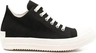 Rick Owens lace-up low-top sneakers - Black