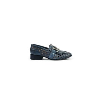 J.P. David Papua Moccasin - Dames - Schoenen - Blauw - Maat: 37 1/2 EU Leer